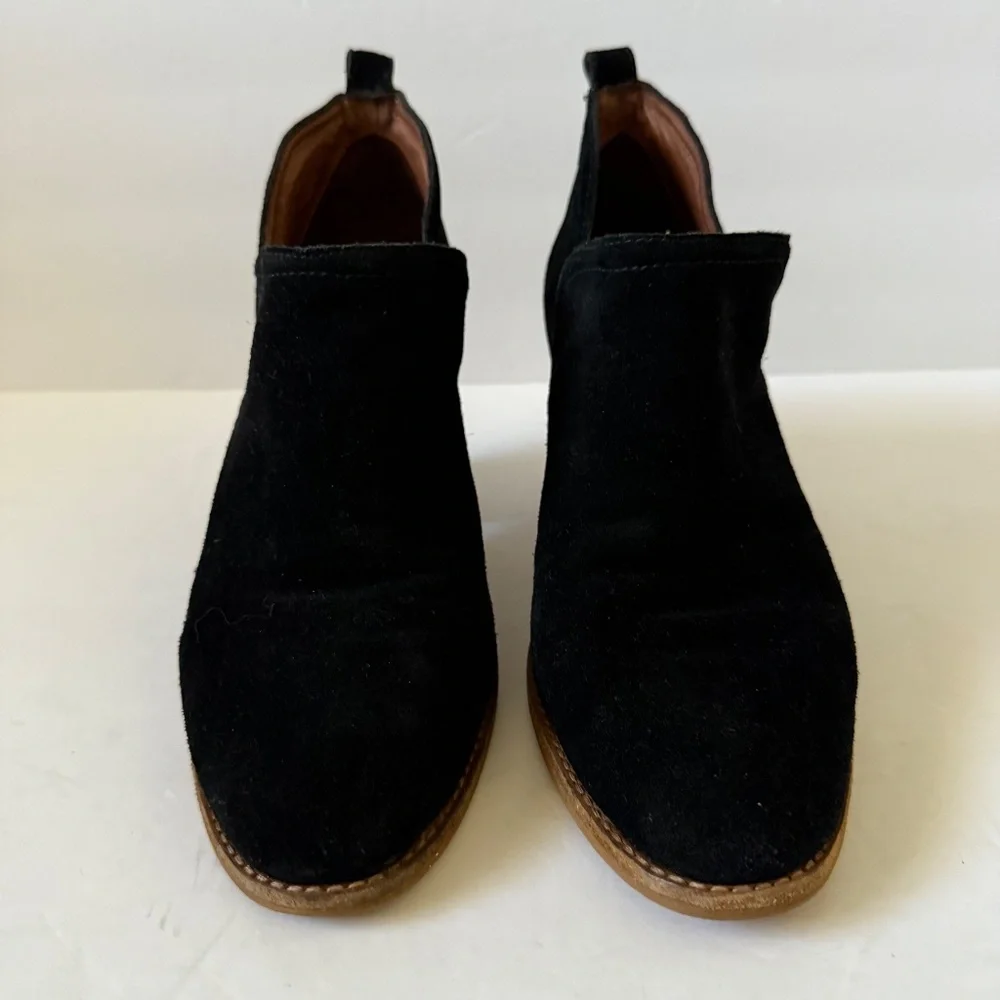 Jeffrey Campbell Rosalee Black Suede Ankle‎ Boots Size 9.5